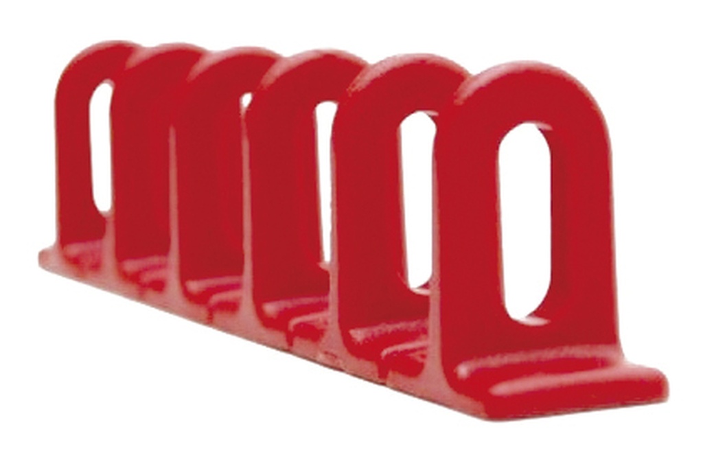 GYS SET OF 3 RED FLAT PLASTIC MULTIPADS (6x22x156mm)
