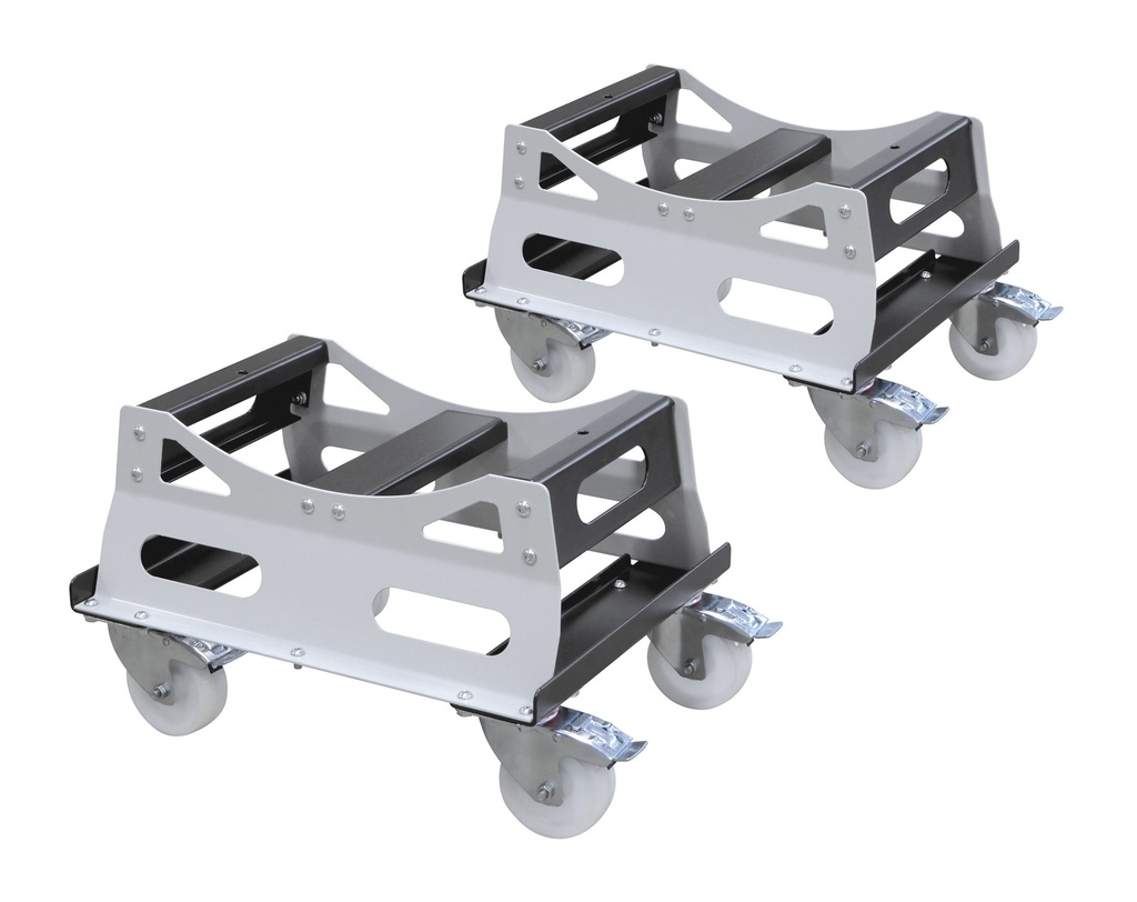 GYS UNDER-WHEEL MOVING AND HANDLING STOOLS (x2)