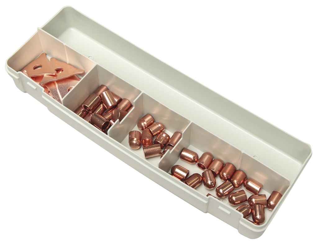 GYS BOX OF CONSUMABLES SPOTTERS