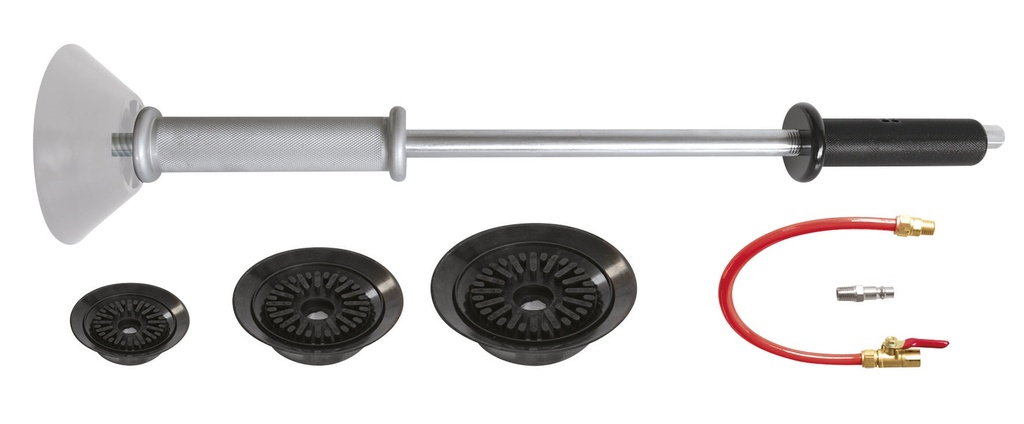 GYS PNEUMATIC SLIDE HAMMER & 3 SUCTION PADS (2.5kg)