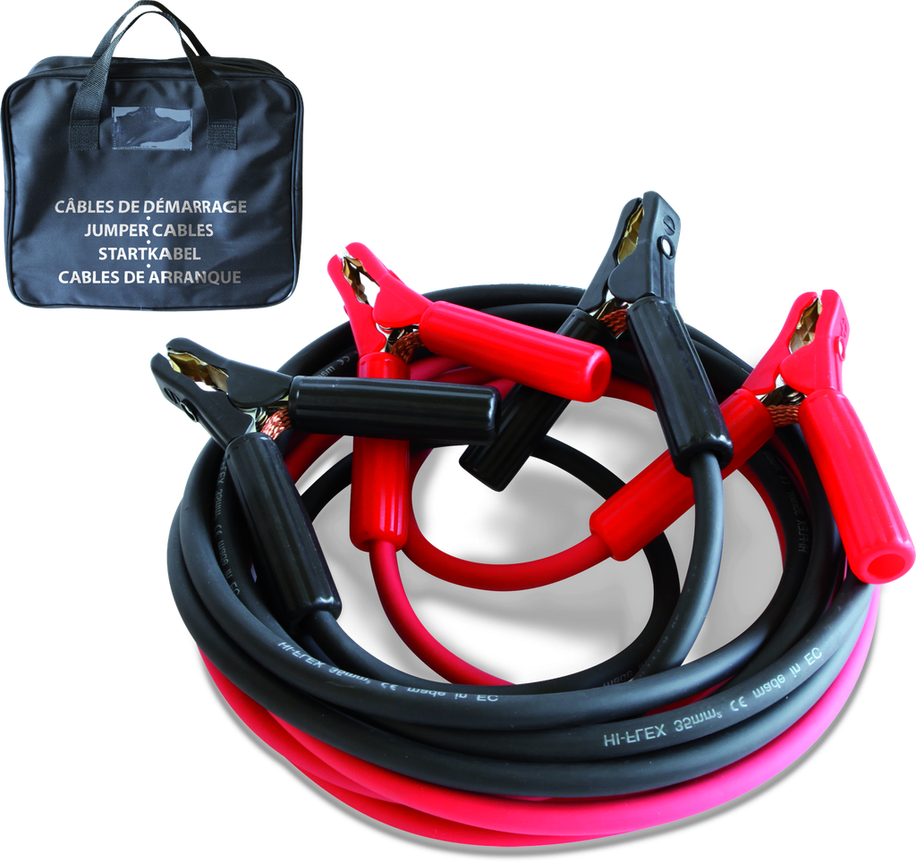 GYS JUMP LEADS SUPER PRO 700A (BAG) - INSULATED CLAMPS - Ø35mm² 