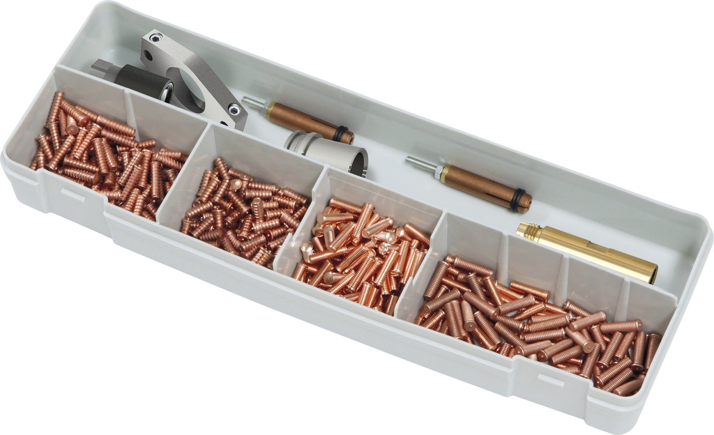 GYS BOX OF STEEL THREADED STUDS FOR SPOT ARCPULL