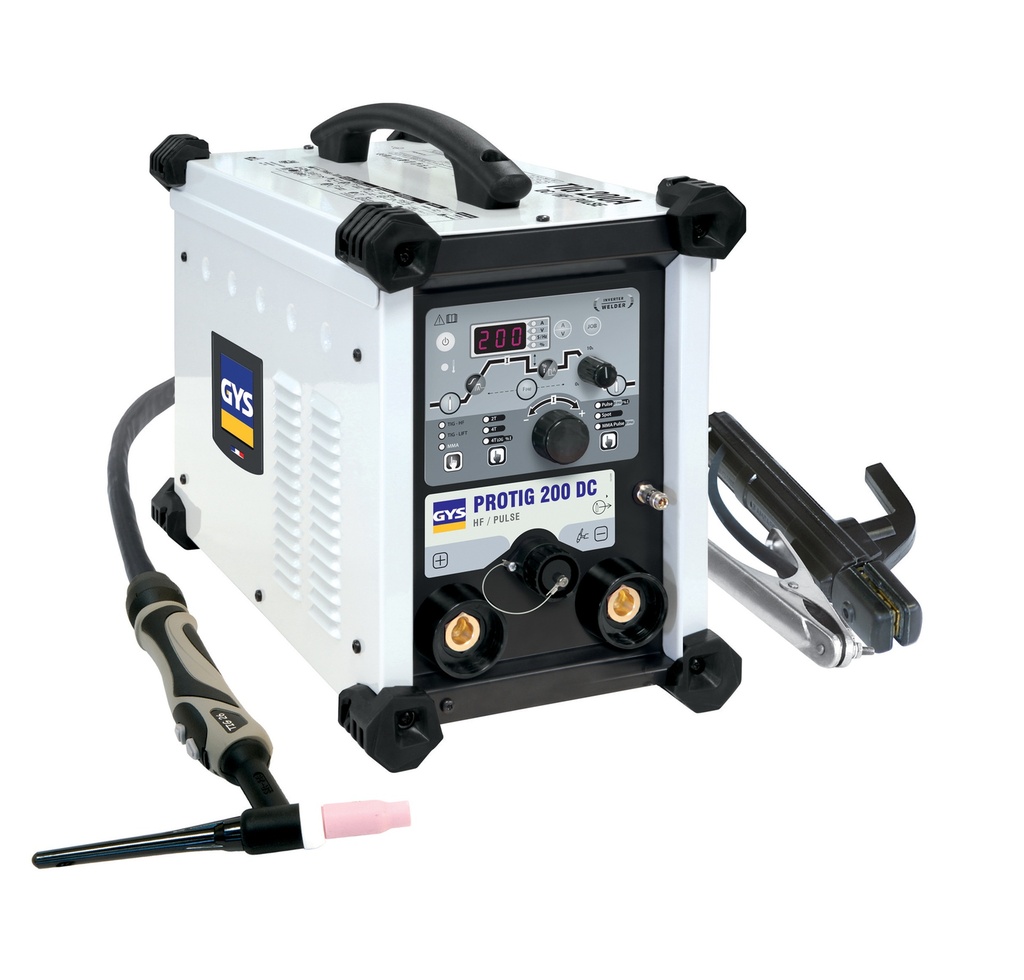 GYS PROTIG 200 DC HF - WITH ACCESSORIES (SR26DB-4m+MMA KIT)