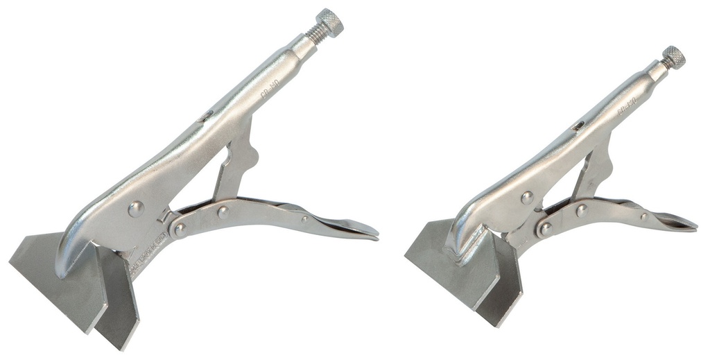 GYS FLAT-NOSE LOCK-GRIP PLIERS (200 & 250mm)