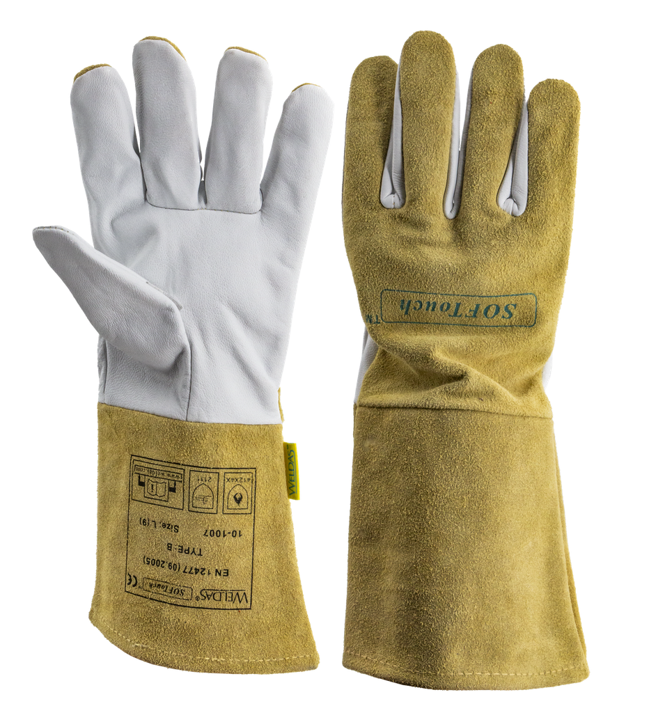 GYS REINFORCED WELDING GLOVES MADE OF COWHIDE (T9)