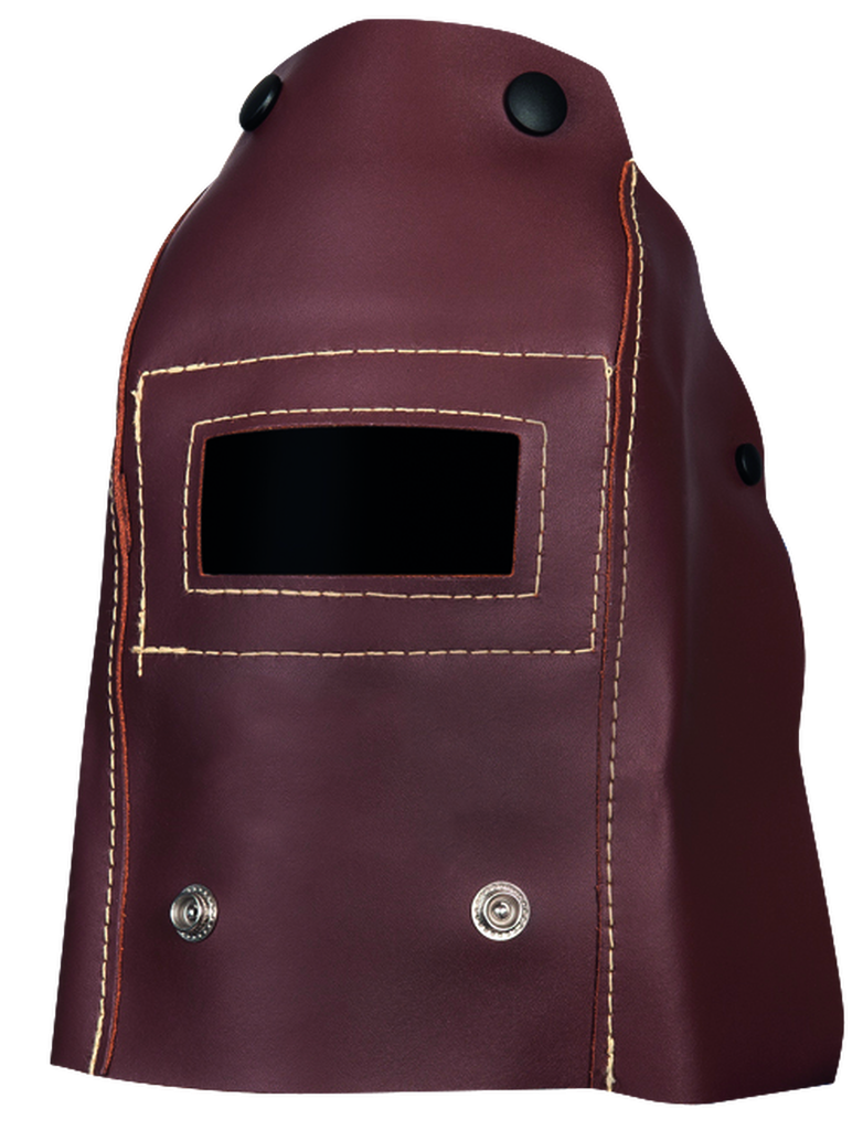 GYS LEATHER WELDING MASK + SHADE 11 & TRANSLUCENT LENSES (x2)