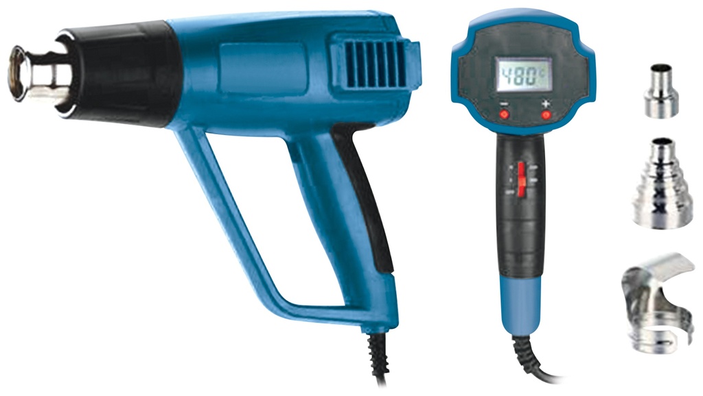 GYS HEAT GUN (650°C) WITH DIGITAL DISPLAY