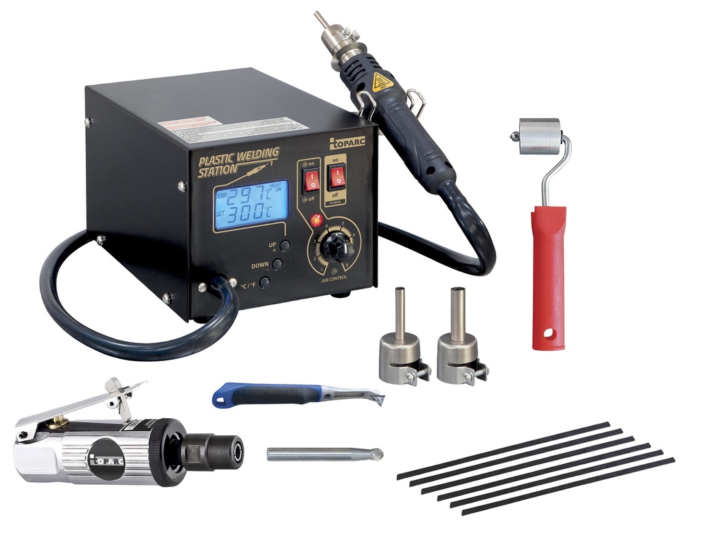 GYS PLASTICS' WELDING KIT - WITH CONSUMABLES AND SCRAPER