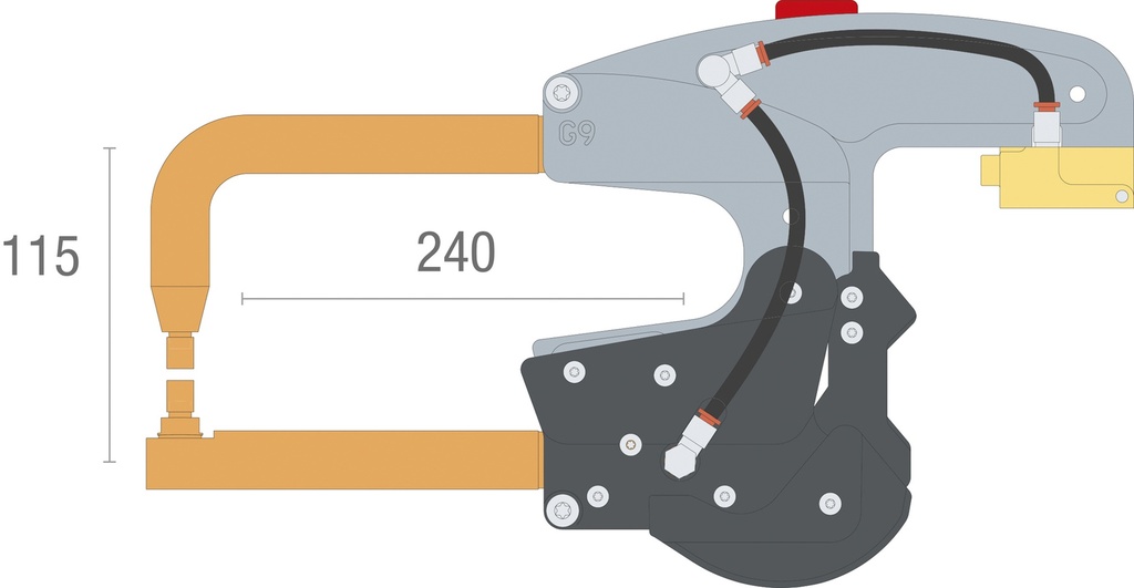 GYS INSULATED G9 ARM & X6 ARM (x2)