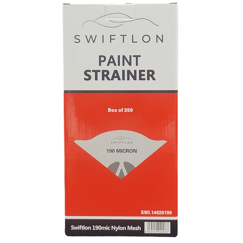 Swiftlon® 190mic Nylon Mesh Disposable Paint Strainers (Box of 250)