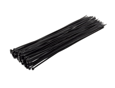 Swiftlon® 4.8 X 160MM  Black Cable Ties (Pkt 100)
