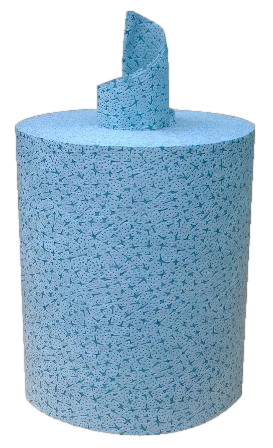 T-Euro Blue Tex Solvent Wipes In Dispenser Box 210 Sheets Per Roll Sheet Size 265mm X 380mm (Each)