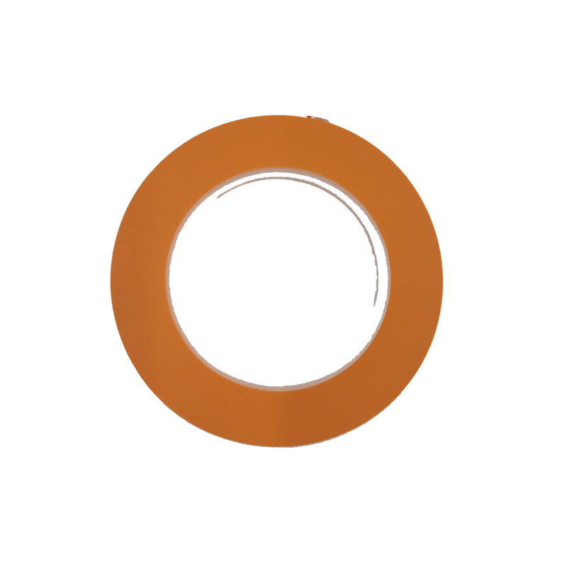 T-Euro 12mm Translucent Fine Line Tape Orange (Each)