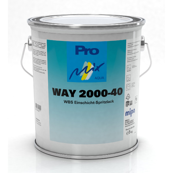 Mipa WAY 2000-40 WBS Single-Layer Coat Satin Matt (16KG)