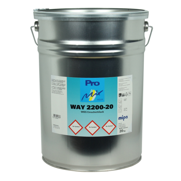Mipa WAY 2200-20 WBS Single-Layer Coat Matt (16KG)