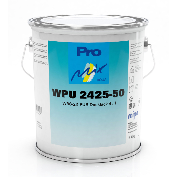 Mipa WPU 2425-50 WBS 2K PU Topcoat Semi Gloss (3KG)