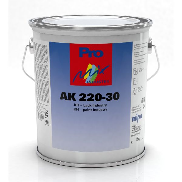 Mipa AK 220-30 Synthetic Topcoat Industry Satin Matt (4.23KG)