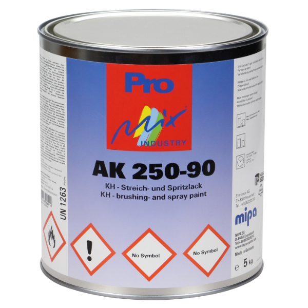 Mipa AK 250-90 Synthetic Topcoat Gloss (3.7KG)