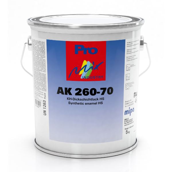 Mipa AK 260-70 Synthetic HS HB Topcoat Satin
Gloss 3.8 KG