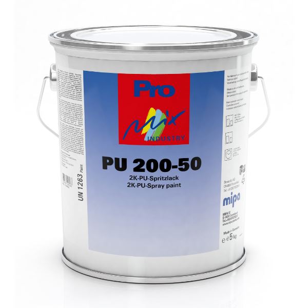 Mipa PU 200-50 2K PU Topcoat Semi Gloss (3.75KG)