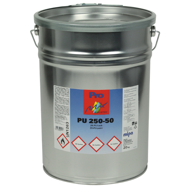 Mipa PU 250-50 2K PU Topcoat Semi Gloss 15 KG