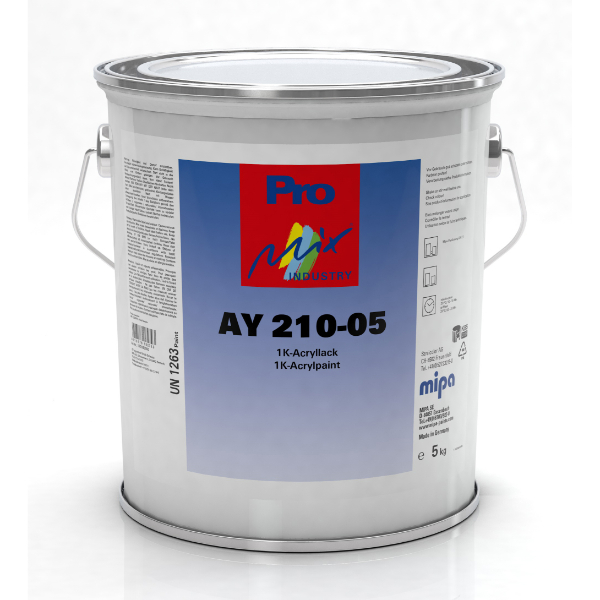 Mipa AY 210-05 1K Acrylic Topcoat Dull Matt 3.8 KG