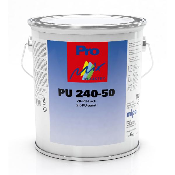 Mipa PU 240-50 2K PU Topcoat Semi Gloss (3.75KG)
