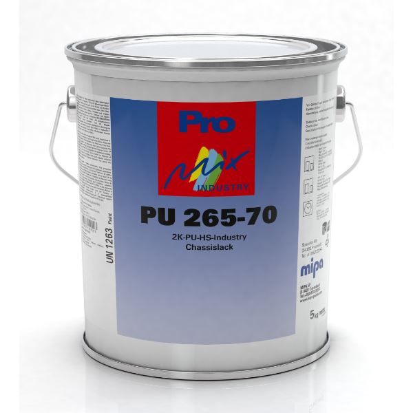 Mipa PU 265-70 2K PU HS Chassis Paint Satin
Gloss 3.8 KG