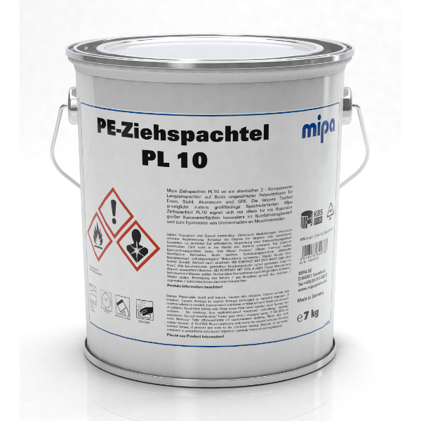 Mipa PL 10 Ziehspachtel without Hardener P (7KG)