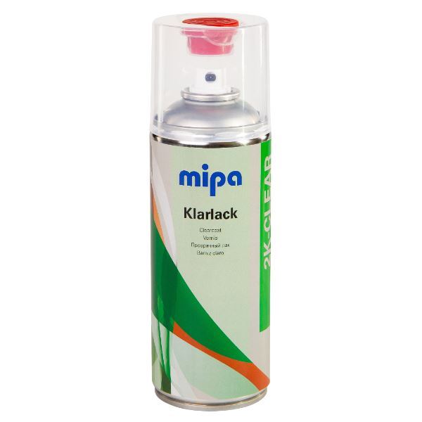 Mipa 2K Clearcoat Spray Set inc Hardener (400ML)
