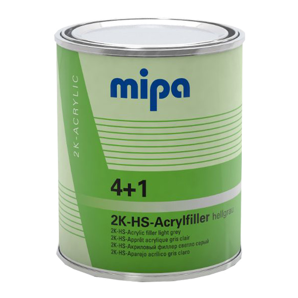 Mipa 4+1 Acrylfiller 2K HS Grey 1Ltr