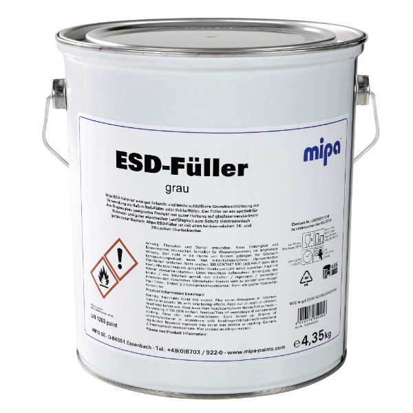 Mipa ESD Filler Grey 4.4 KG