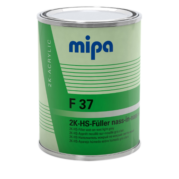 Mipa 2K HS Wet-on-Wet Filler F37 Light Grey (1LT)