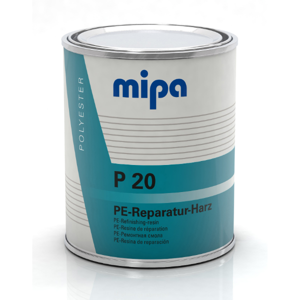 Mipa P20 PE Fibre Glass Resin 1 KG