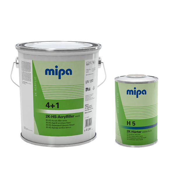 Mipa Kit 40 x 4+1 White (4Ltr), 40 x H5 (1Ltr)