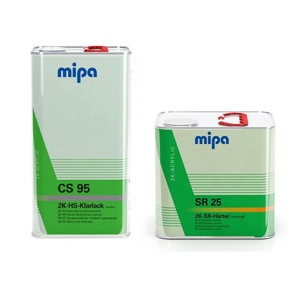 Mipa CS95 Clearcoat 5L x120 & SR25 Hardener
x120 1 ITEM