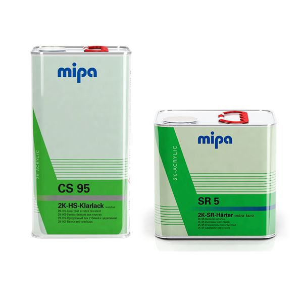 Mipa CS95 Clearcoat 5L x120 & Hardener SR5
x120 1 ITEM