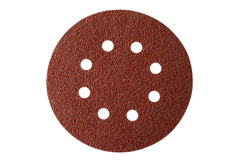 COARSE CUT 125mm Grip 8H P120, 50/Pack