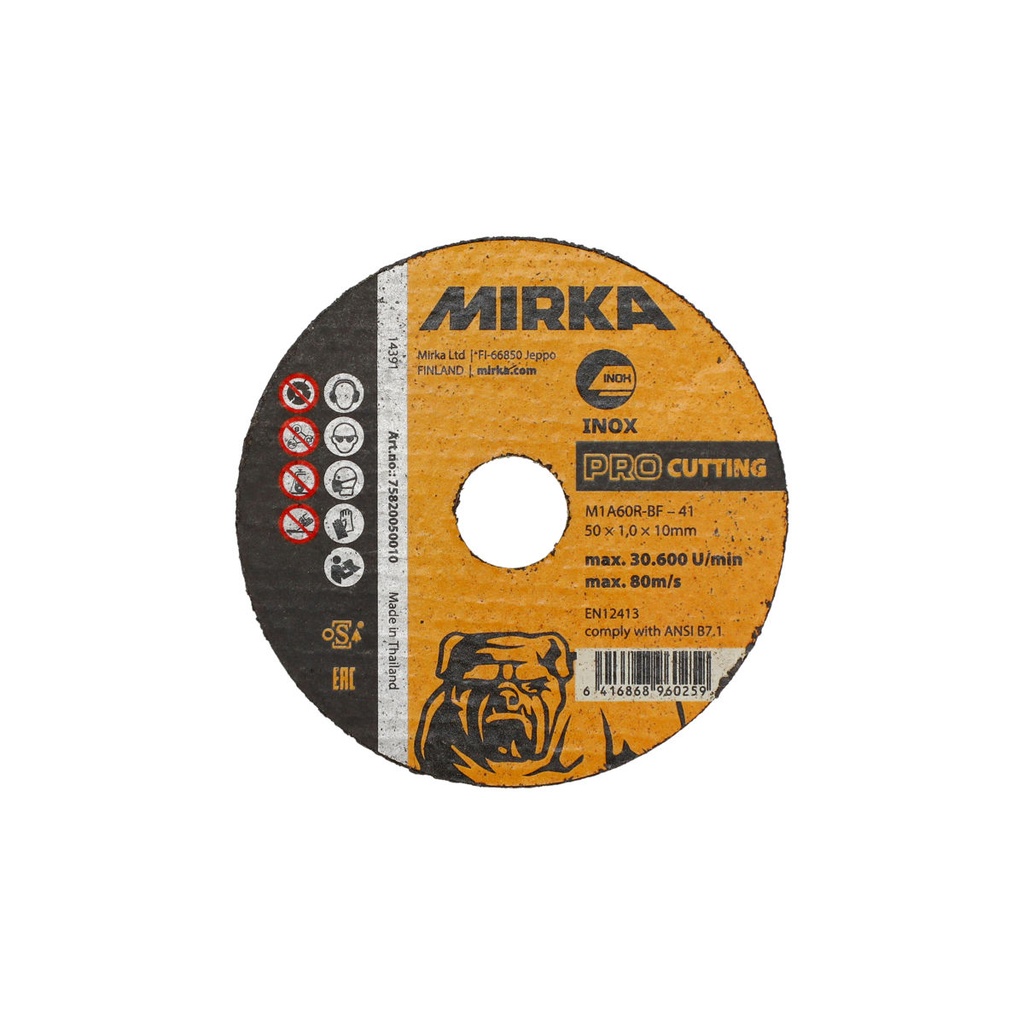 Mirka PRO Cutting 76x1,6x10mm M1A46R-BF Inox