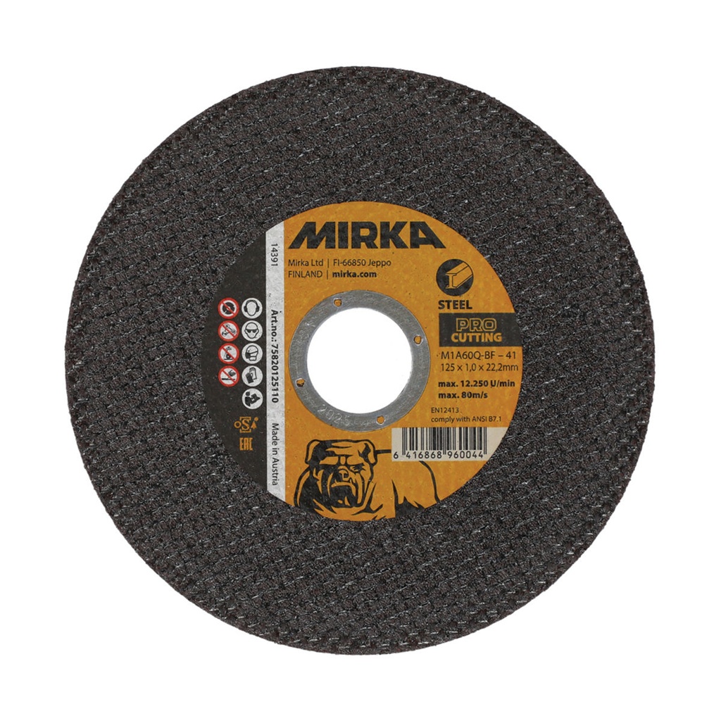 Mirka PRO Cutting 180x2,0x22,2mm M1A30R-BF Steel