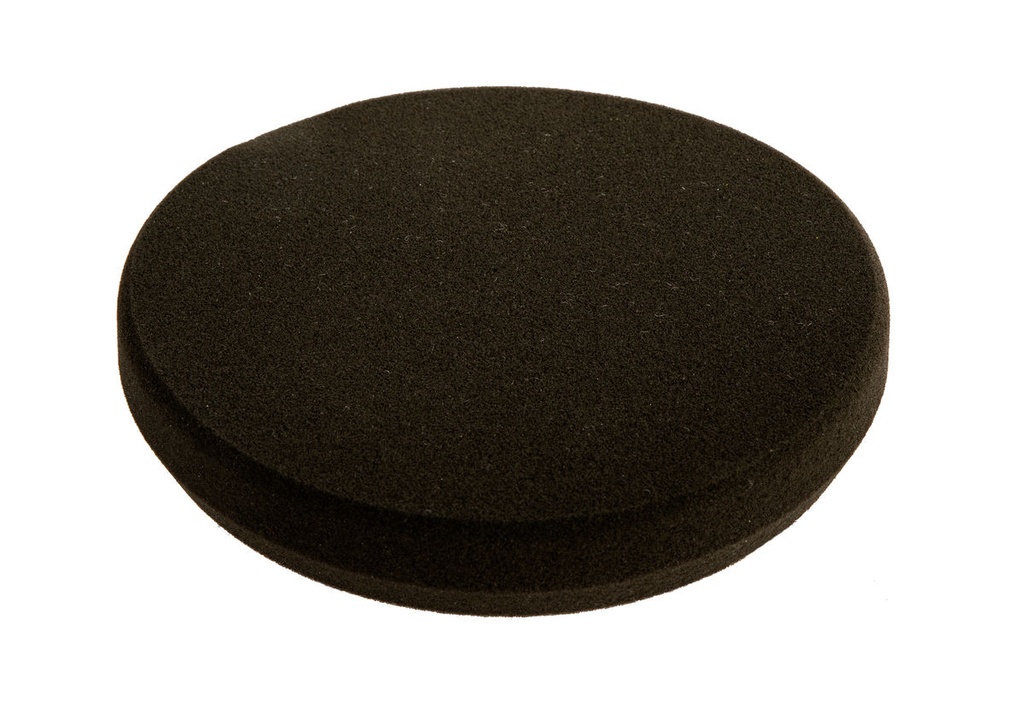 Polishing Foam Pad 150x25mm Black Flat, 2/Pack