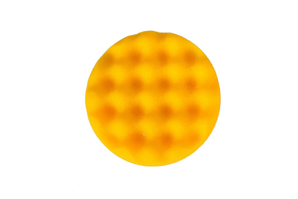 Polishing Foam Pad 85x25mm Yellow Waffle, 2/Pack