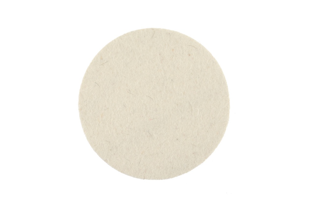 Mirka Polishing Felt Pad 77x6mm Grip White, 2/Pack