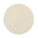 Polishing Felt Pad 125x6mm Grip White, 2/Pack