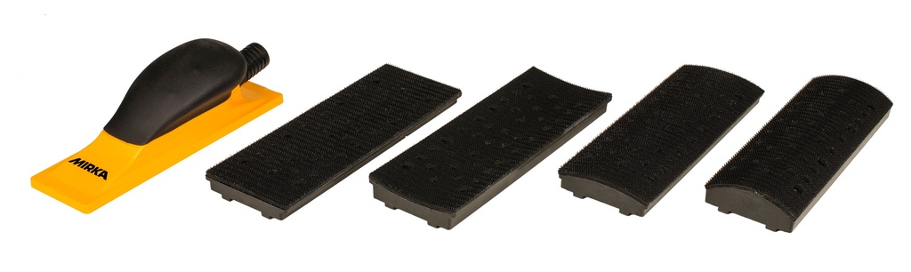 Mirka Sanding Block Kit 70x198mm Grip 40H Yellow