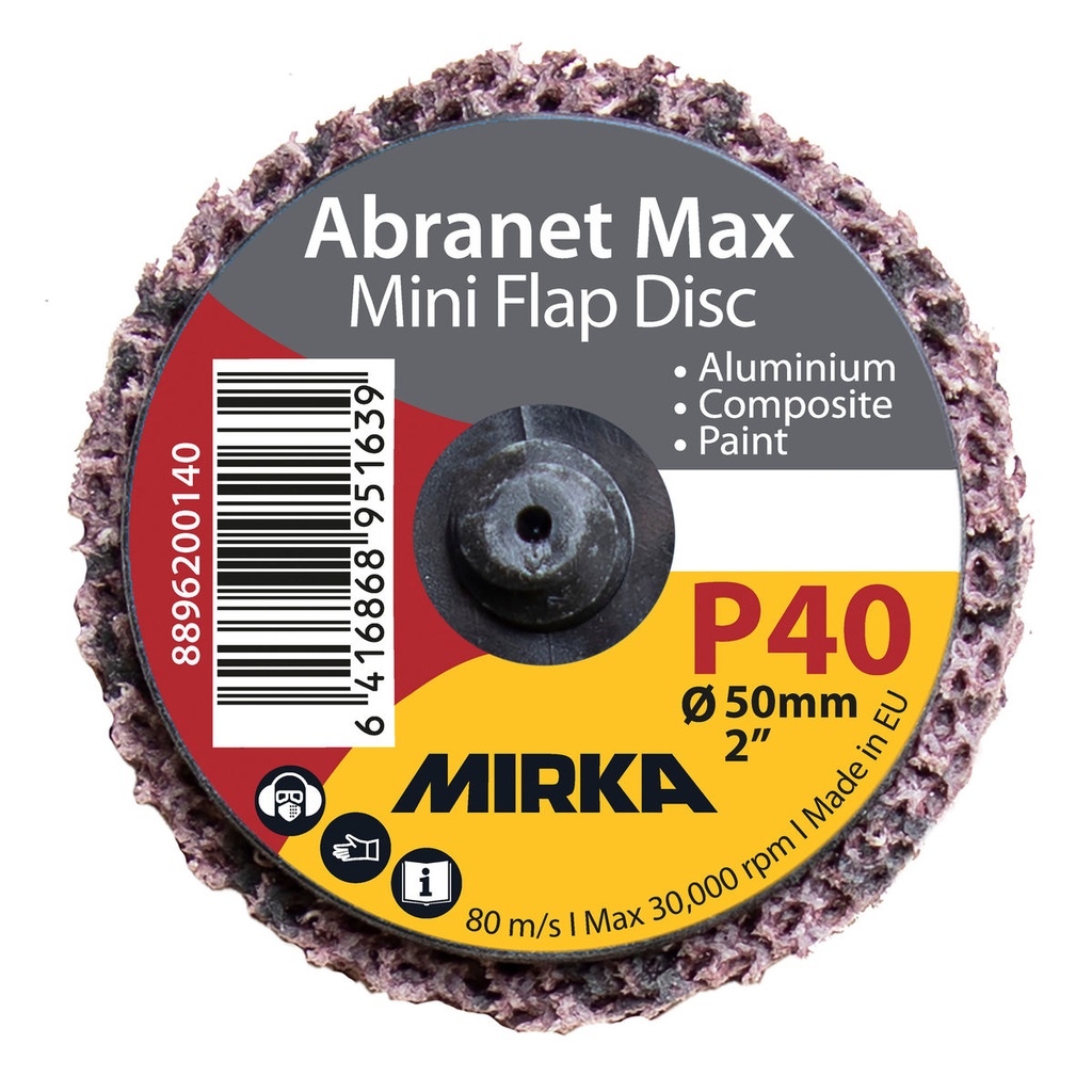 Abranet Max Mini Flap disc Quick Lock 50mm 120