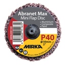 Abranet Max Mini Flap disc Quick Lock 50mm 60
