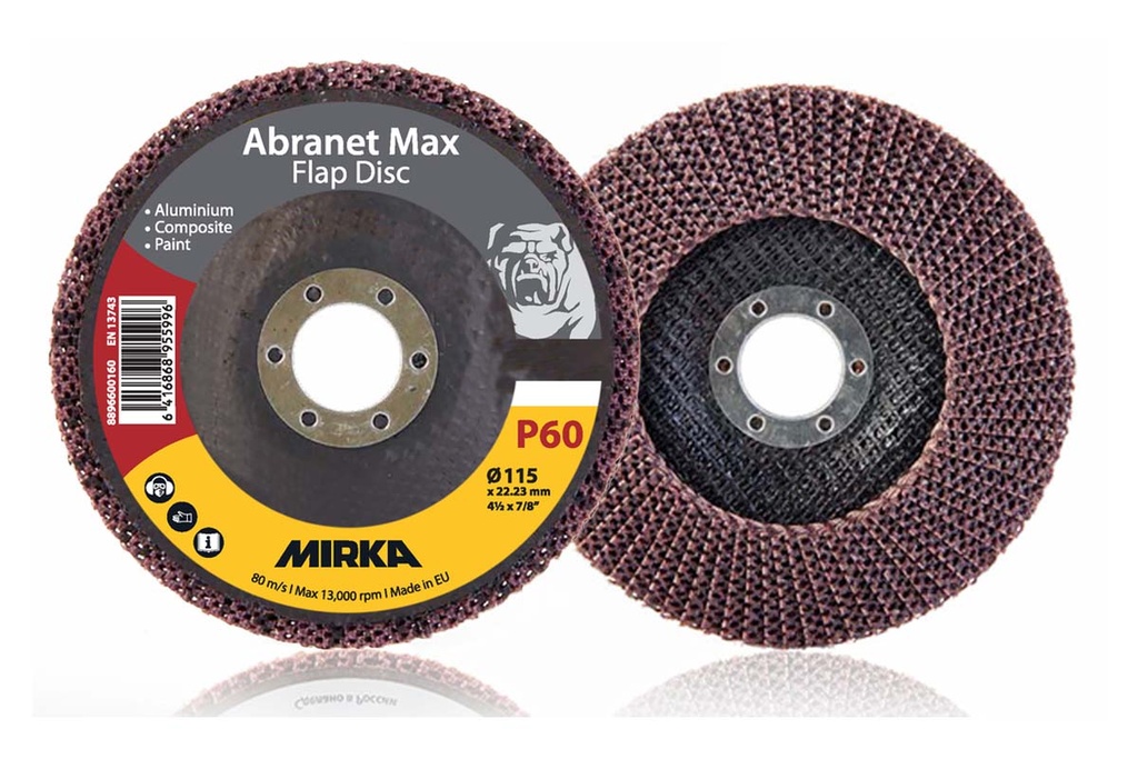 Abranet Max Flap disc T29 115mm ALOX 60