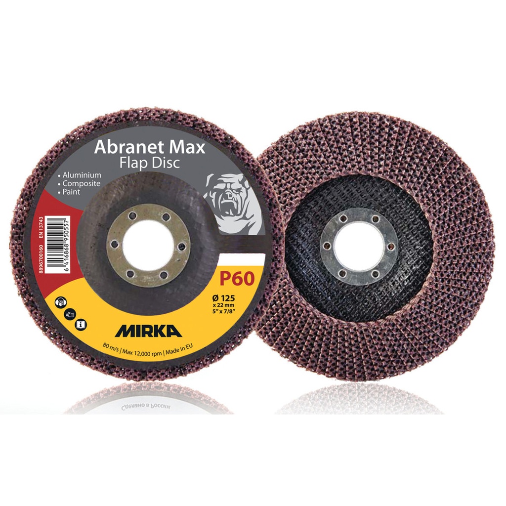 Abranet Max Flap disc T29 125mm ALOX 120
