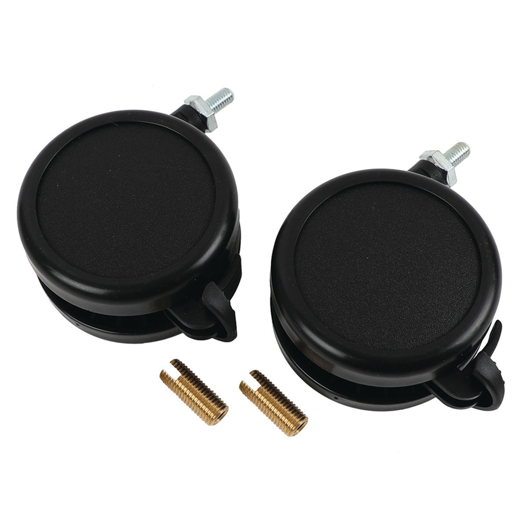 Wheel 90 mm with Brake for DE 1230 2/pack